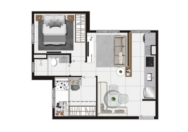 Imagem Apartamento com 2 Quartos à Venda, 41 m² em Vila Nova Cachoeirinha - São Paulo