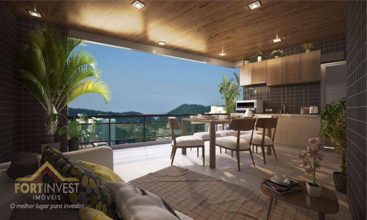 Imagem Imóvel com 3 Quartos à Venda, 129 m² em Canto Do Forte - Praia Grande