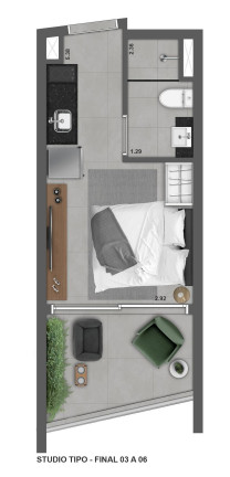 Imagem Apartamento com 1 Quarto à Venda, 76 m² em Vila Pompéia - São Paulo