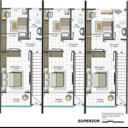 Imagem Sobrado com 2 Quartos à Venda, 72 m² em Serraria - São José Imagem Sobrado com 2 Quartos à Venda, 72 m² em Serraria - São José