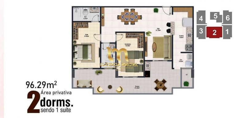Imagem Apartamento com 2 Quartos à Venda, 65 m² em Vila Assunção - Praia Grande Imagem Apartamento com 2 Quartos à Venda, 65 m² em Vila Assunção - Praia Grande