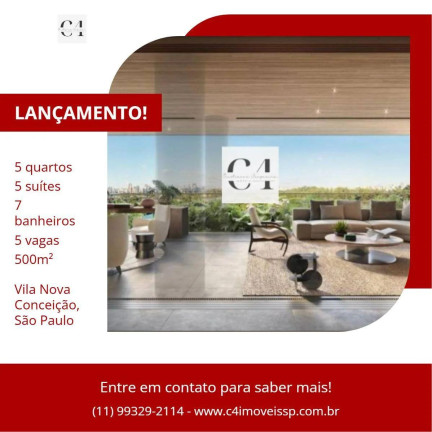Cobertura com 5 Quartos à Venda, 500 m² em Vila Nova Conceição - São Paulo