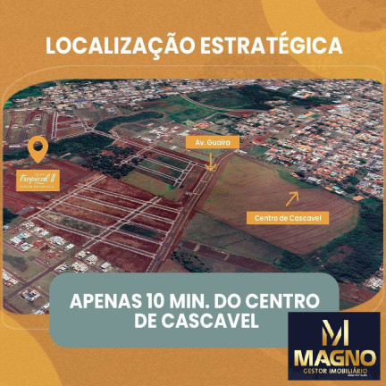 Imagem Terreno à Venda, 387 m² em Recanto Tropical - Cascavel