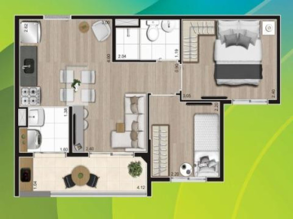 Imagem Apartamento com 2 Quartos à Venda, 37 m² em Parque Ipê - São Paulo Imagem Apartamento com 2 Quartos à Venda, 37 m² em Parque Ipê - São Paulo