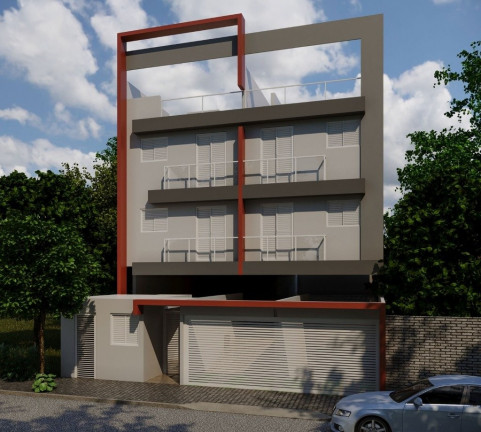 Imóvel com 2 Quartos à Venda, 79 m² em Campestre - Santo André