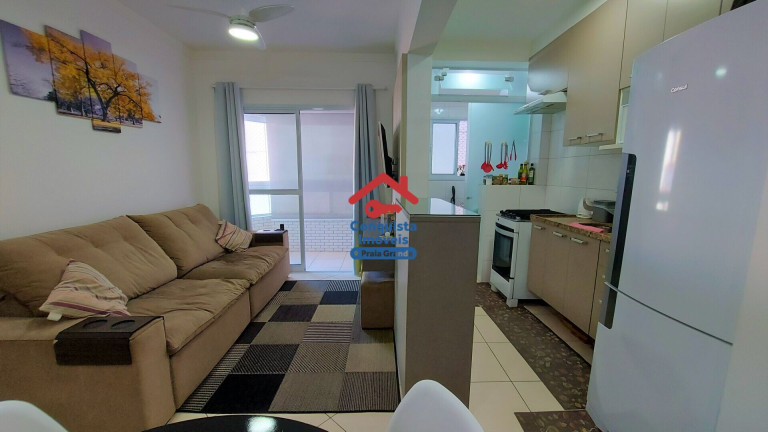 Imagem Apartamento com 2 Quartos à Venda, 55 m² em Guilhermina - Praia Grande