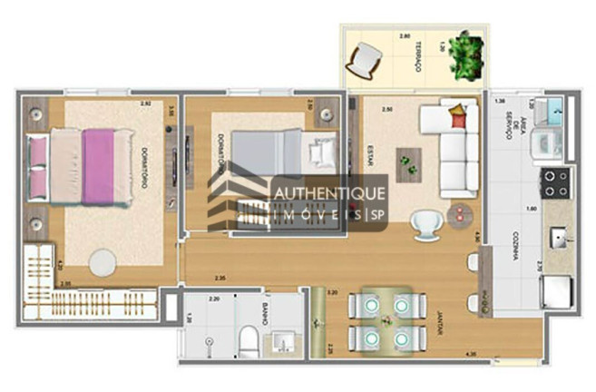 Imagem Apartamento com 2 Quartos à Venda, 55 m² em Paulicéia - São Bernardo Do Campo Imagem Apartamento com 2 Quartos à Venda, 55 m² em Paulicéia - São Bernardo Do Campo