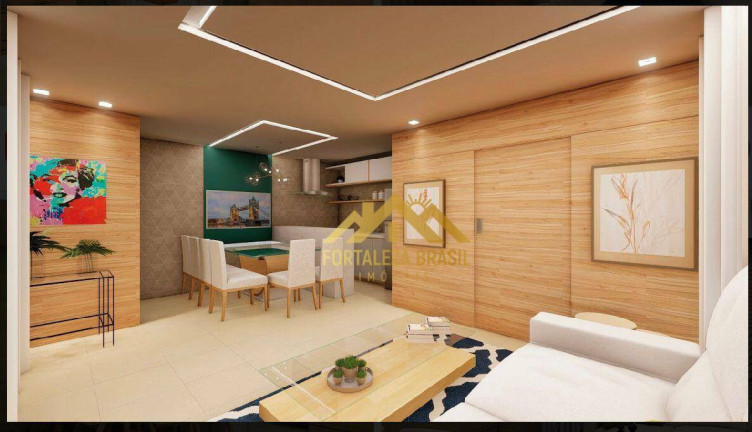 Imagem Imóvel com 2 Quartos à Venda, 53 m² em Luciano Cavalcante - Fortaleza