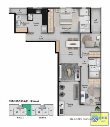 Imagem Apartamento com 2 Quartos à Venda, 67 m² em Jardim Camburi - Vitória Imagem Apartamento com 2 Quartos à Venda, 67 m² em Jardim Camburi - Vitória