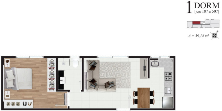 Imagem Apartamento com 1 Quarto à Venda, 50 m² em Carvoeira - Florianópolis