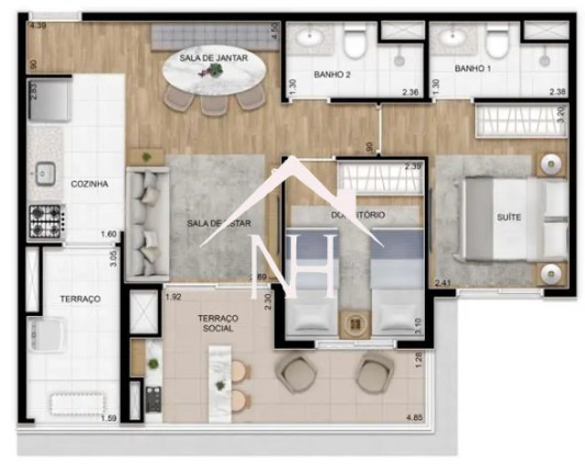 Imagem Apartamento com 2 Quartos à Venda, 63 m² em Vila Cruzeiro - São Paulo Imagem Apartamento com 2 Quartos à Venda, 63 m² em Vila Cruzeiro - São Paulo