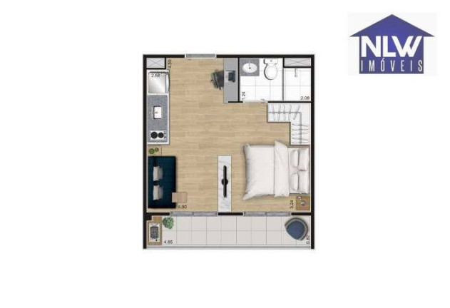 Imagem Studio com 1 Quarto à Venda, 27 m² em Belenzinho - São Paulo Imagem Studio com 1 Quarto à Venda, 27 m² em Belenzinho - São Paulo