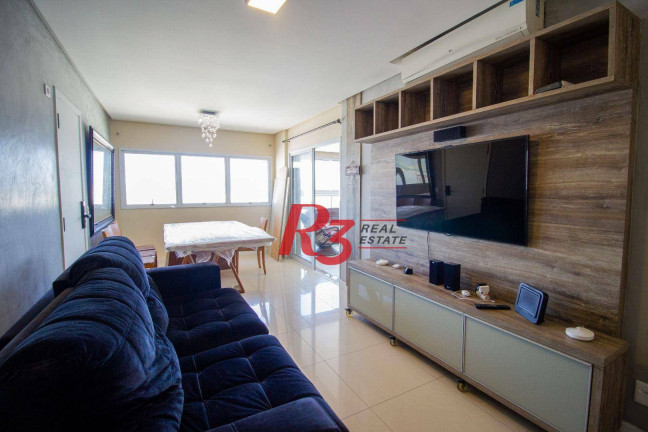 Imagem Apartamento com 3 Quartos à Venda, 134 m² em Embaré - Santos Imagem Apartamento com 3 Quartos à Venda, 134 m² em Embaré - Santos