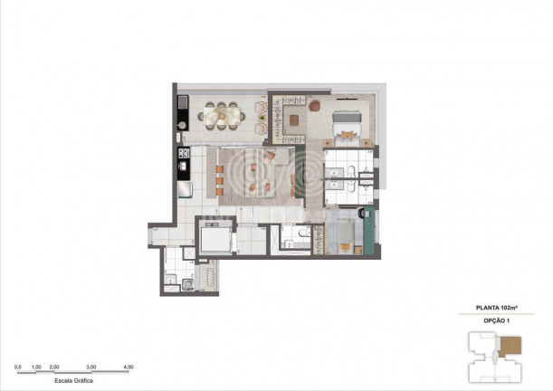 Imagem Apartamento com 2 Quartos à Venda, 102 m² em Moema - São Paulo Imagem Apartamento com 2 Quartos à Venda, 102 m² em Moema - São Paulo