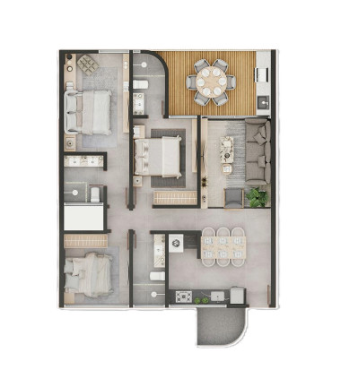 Imagem Apartamento com 3 Quartos à Venda, 264 m² em Camboinha - Cabedelo Imagem Apartamento com 3 Quartos à Venda, 264 m² em Camboinha - Cabedelo