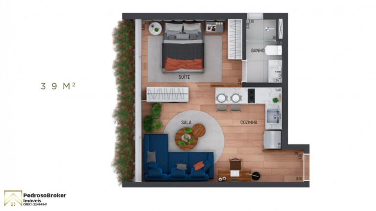 Imagem Apartamento com 1 Quarto à Venda, 40 m² em Itaim Bibi - São Paulo Imagem Apartamento com 1 Quarto à Venda, 40 m² em Itaim Bibi - São Paulo