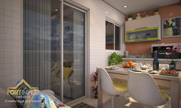 Imóvel com 2 Quartos à Venda, 57 m² em Vila Guilhermina - Praia Grande