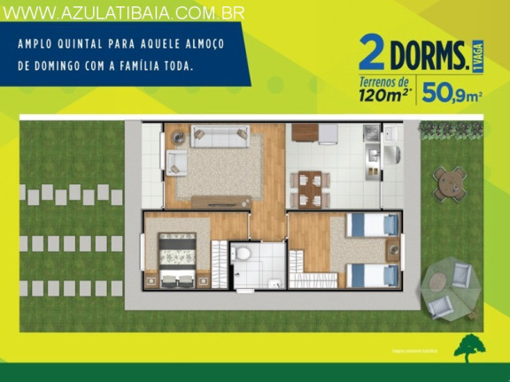 Imagem Casa com 2 Quartos à Venda, 50 m² em Caetetuba - Atibaia Imagem Casa com 2 Quartos à Venda, 50 m² em Caetetuba - Atibaia