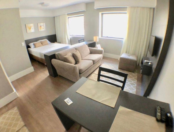 Imagem Flat com 1 Quarto à Venda, 30 m² em Moema - São Paulo Imagem Flat com 1 Quarto à Venda, 30 m² em Moema - São Paulo