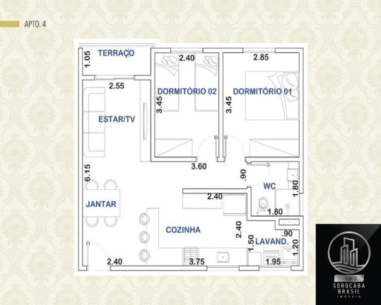Imagem Apartamento com 2 Quartos à Venda, 61 m² em Parque Campolim - Sorocaba Imagem Apartamento com 2 Quartos à Venda, 61 m² em Parque Campolim - Sorocaba
