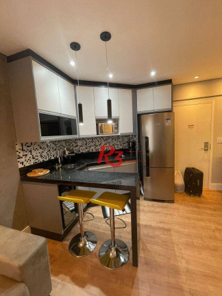 Apartamento com 1 Quarto para Alugar, 42 m² em Gonzaga - Santos