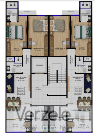 Imagem Apartamento com 2 Quartos à Venda, 81 m² em São Francisco De Assis - Camboriú