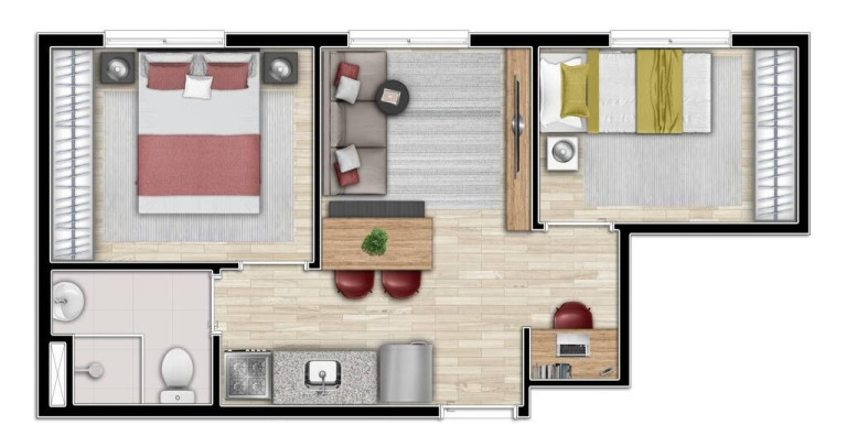 Imagem Studio com 1 Quarto à Venda, 22 m² em Barra Funda - São Paulo Imagem Studio com 1 Quarto à Venda, 22 m² em Barra Funda - São Paulo