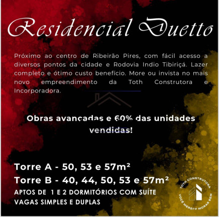 Imagem Apartamento com 2 Quartos à Venda, 57 m² em Roncon - Ribeirão Pires