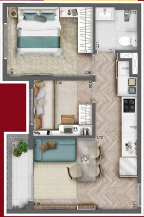 Imagem Apartamento com 2 Quartos à Venda, 38 m² em Perdizes - São Paulo Imagem Apartamento com 2 Quartos à Venda, 38 m² em Perdizes - São Paulo