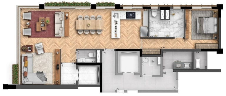 Imagem Apartamento com 3 Quartos à Venda, 147 m² em Itaim Bibi - São Paulo
