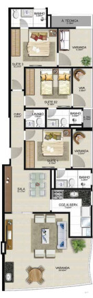 Imagem Apartamento com 2 Quartos à Venda, 85 m² em Enseada Azul - Guarapari Imagem Apartamento com 2 Quartos à Venda, 85 m² em Enseada Azul - Guarapari