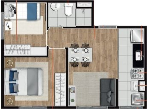 Imagem Apartamento com 2 Quartos à Venda, 34 m² em Jardim Miriam - São Paulo Imagem Apartamento com 2 Quartos à Venda, 34 m² em Jardim Miriam - São Paulo