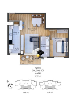 Imagem Apartamento com 1 Quarto à Venda, 54 m² em Moura - Gramado Imagem Apartamento com 1 Quarto à Venda, 54 m² em Moura - Gramado
