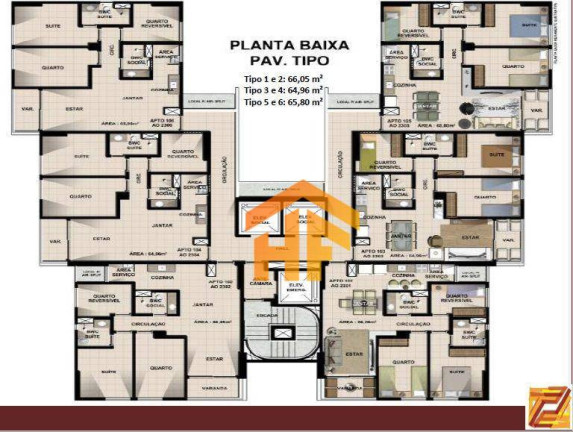 Imagem Apartamento com 2 Quartos à Venda, 66 m² em Candeias - Jaboatão Dos Guararapes