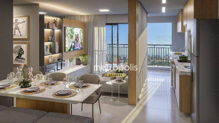 Imagem Apartamento com 2 Quartos à Venda, 56 m² em Jardim - Santo André Imagem Apartamento com 2 Quartos à Venda, 56 m² em Jardim - Santo André