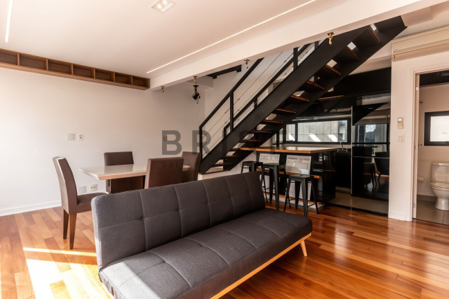 Imagem Apartamento com 1 Quarto para Alugar, 64 m² em Vila Olímpia - São Paulo Imagem Apartamento com 1 Quarto para Alugar, 64 m² em Vila Olímpia - São Paulo