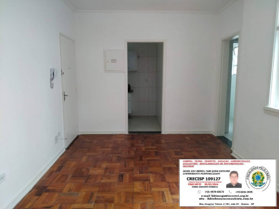 Imagem Apartamento com 1 Quarto à Venda, 30 m² em Gonzaga - Santos Imagem Apartamento com 1 Quarto à Venda, 30 m² em Gonzaga - Santos