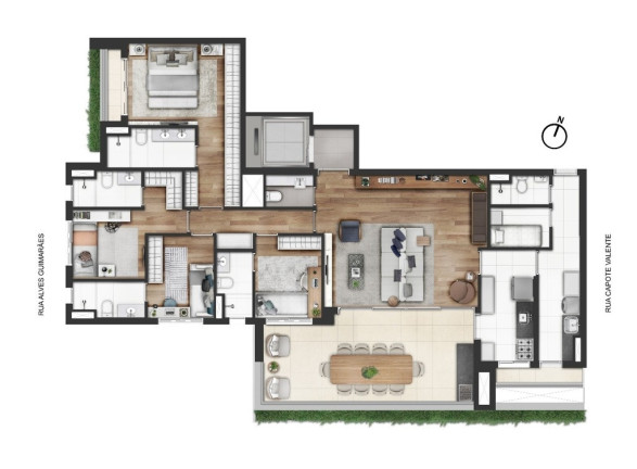 Apartamento com 2 Quartos à Venda, 127 m² em Pinheiros - São Paulo