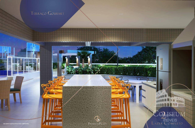 Imagem Apartamento com 2 Quartos à Venda, 65 m² em Vila Guilhermina - Praia Grande