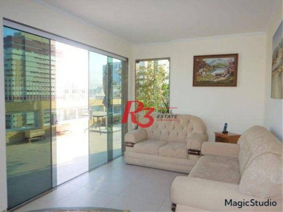 Imagem Cobertura com 3 Quartos à Venda, 258 m² em Gonzaga - Santos Imagem Cobertura com 3 Quartos à Venda, 258 m² em Gonzaga - Santos