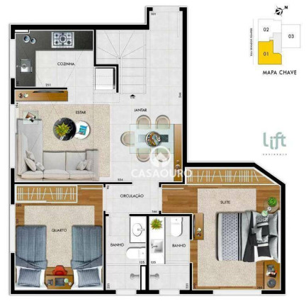 Imagem Cobertura com 2 Quartos à Venda, 121 m² em Serra - Belo Horizonte Imagem Cobertura com 2 Quartos à Venda, 121 m² em Serra - Belo Horizonte