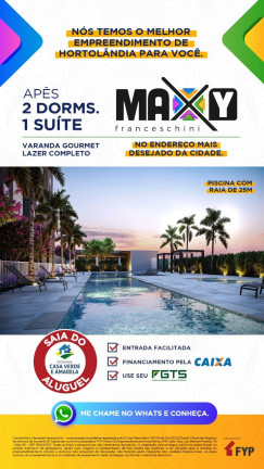 Imóvel com 2 Quartos à Venda, 56 m² em Parque Ortolândia - Hortolândia