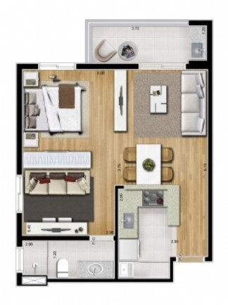 Imagem Imóvel com 2 Quartos à Venda, 42 m² em Rudge Ramos - Sao Bernardo Do Campo Imagem Imóvel com 2 Quartos à Venda, 42 m² em Rudge Ramos - Sao Bernardo Do Campo