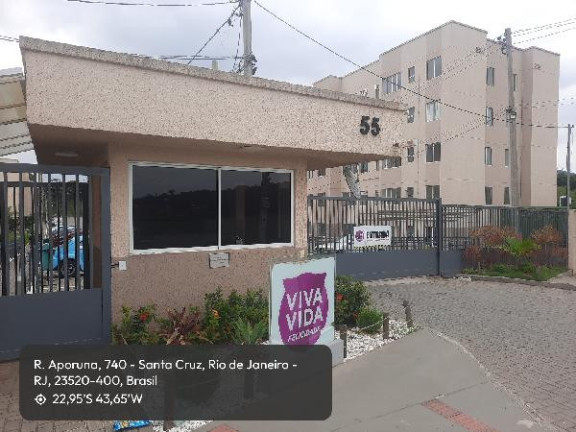 Imóvel com 2 Quartos à Venda, 41 m² em Santa Cruz - Rio De Janeiro
