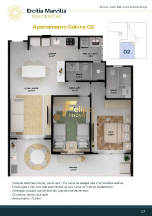 Imagem Imóvel com 2 Quartos à Venda, 71 m² em Castelhanos - Anchieta Imagem Imóvel com 2 Quartos à Venda, 71 m² em Castelhanos - Anchieta