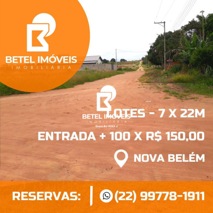 Imagem Terreno à Venda, 154 m² em Nova Belém - São Francisco De Itabapoana Imagem Terreno à Venda, 154 m² em Nova Belém - São Francisco De Itabapoana