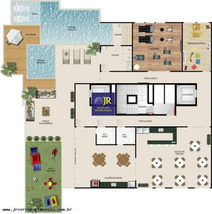Imagem Apartamento com 2 Quartos à Venda, 58 m² em Praia De Itaparica - Vila Velha