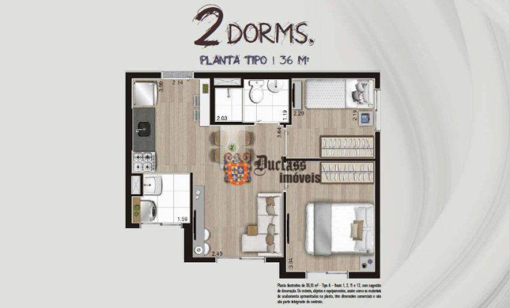Imagem Apartamento com 2 Quartos à Venda, 36 m² em Cambuci - São Paulo Imagem Apartamento com 2 Quartos à Venda, 36 m² em Cambuci - São Paulo