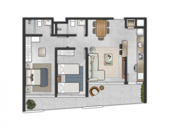 Imagem Apartamento com 2 Quartos à Venda, 149 m² em Centro - Torres Imagem Apartamento com 2 Quartos à Venda, 149 m² em Centro - Torres