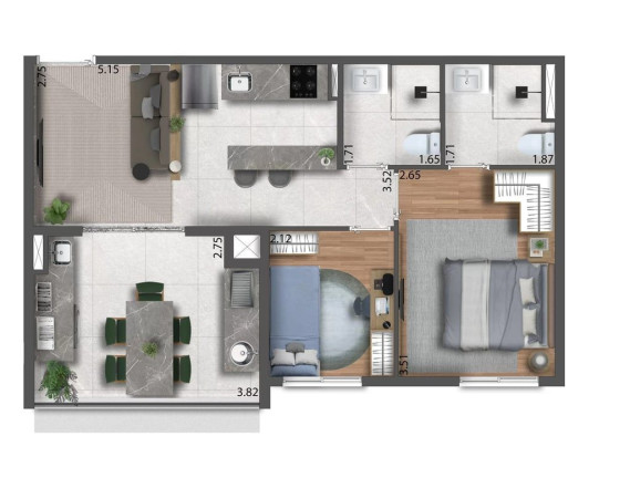 Imagem Apartamento com 2 Quartos à Venda, 66 m² em Mooca - São Paulo Imagem Apartamento com 2 Quartos à Venda, 66 m² em Mooca - São Paulo